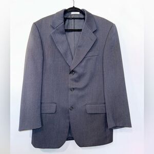 Yves Saint Laurent Vintage Men's Blue Blazer Size 40R
